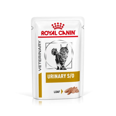 Royal Canin Veterinary Feline Urinary S/O Mousse – Hrană Umedă pentru Pisici cu Afecțiuni Urinare, 85 g